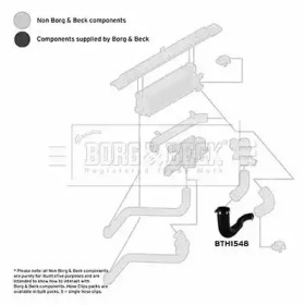 BORG & BECK bth1548 -  Трубка нагнетаемого воздуха